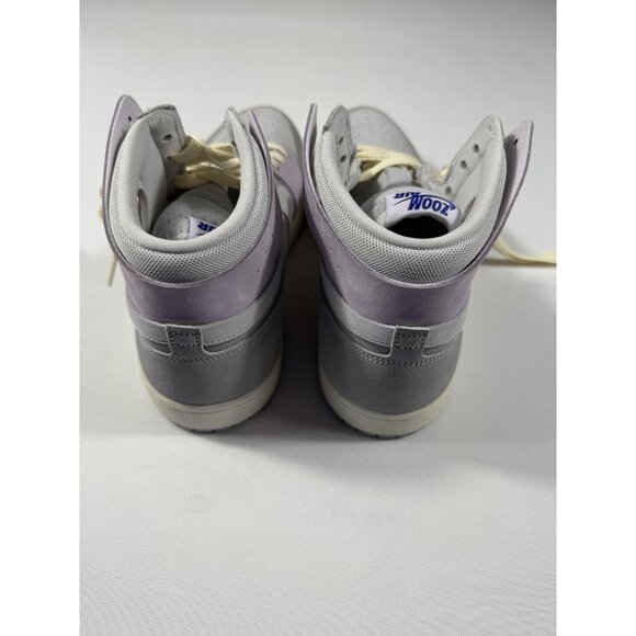 New Nike Air Jordan 1 Zoom CMFT 2 Shoes Womens Size 12 Grey High Top Suede - Picture 9 of 11